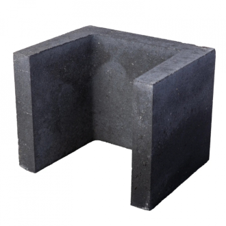 U-element 40x40x50 zwart