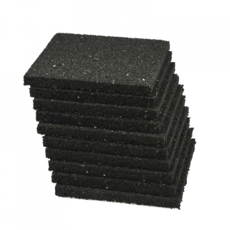 Rubberen tegeldragers 100x100x5 100st