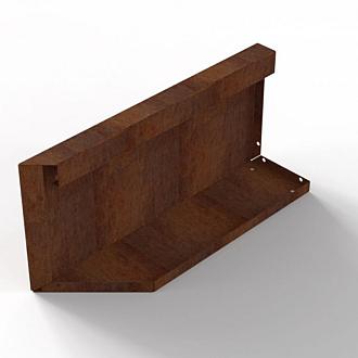 Plantenbak Module+ Uitwendig hoekpaneel (B) 60x28 R
