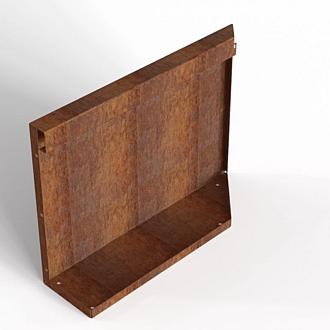 Plantenbak Module+ Uitwendig hoekpaneel (B) 60x42 L
