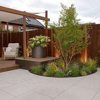 Plantenbak Vlak Supra Bruin 120x90x40 cm