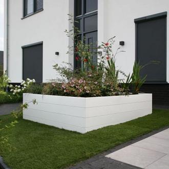 Plantenbak Modulair Wit 210x120x42 cm