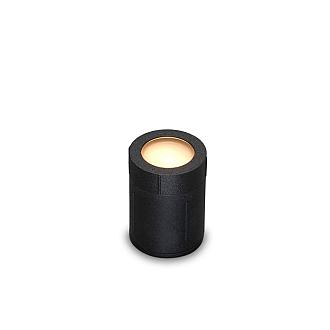 Beja - cirkel zwart grondspot | warmwit | 0,5 watt | OutdoorPro+ | 12 volt