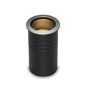 Pego - rond zwart grondspot | warmwit | 7 watt | OutdoorPro+ | 12 volt