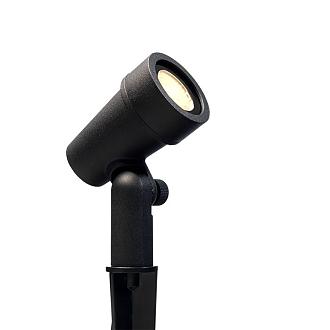 Mafra - rechte kap zwart prikspot | warmwit | 1,5 watt | OutdoorPro+ | 12 volt