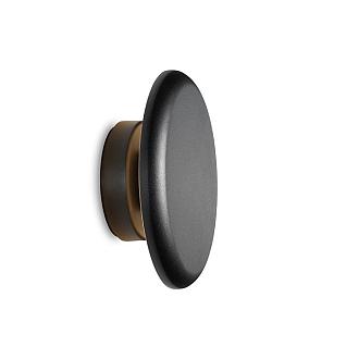 Lousa - rondom zwart | wandlamp | warmwit | 4 watt | dimbaar | OutdoorPro+ | 12 volt