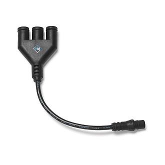 Kabelverbinder 3-wegs | 10 cm kabel | splitten productkabel | OutdoorPro+ | 12 volt