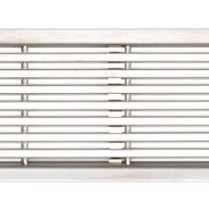 Langstaafrooster RVS 100cm