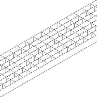 Maasrooster Verz.st. 30/10, L=1000mm