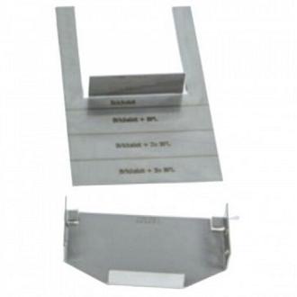 SlotLine RVS Eindplaat 60 tbv SlotOpzet