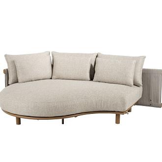 Safina modulaire chaise longue bank, armleuning rechts incl. 7 kussens
