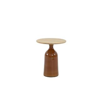 June rond salontafelblad teak, 45 cm Ø
