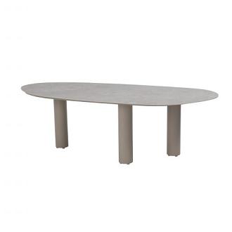 Estate steel legs, set of 3, round 16 cm. latte