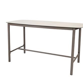 Manolo high dining table terre 180 X 90 cm cer.print