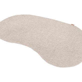 Outdoor vloerkleed kidney-vorm 200 x 290 cm. oyster