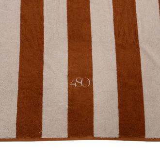 Handdoek 180 x 100 cm. caramel / zand