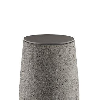 Coverplate Round 27 - Natural Concrete