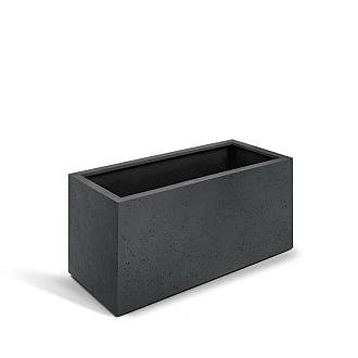 Grigio Box 100 with wheels - Anthracite - Plantruimte 92x42