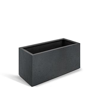 Grigio Box 100 with wheels - Anthracite - Plantruimte 92x42
