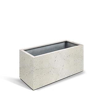 Grigio Box 100 with wheels - Antique White - Plantruimte 92x42