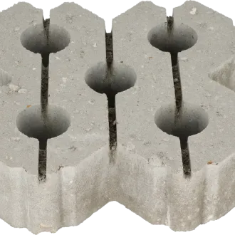 Grastegel type W 40x40x12cm