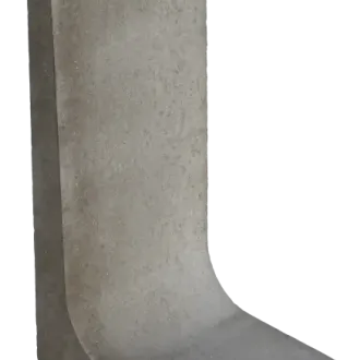 L-Element 100x50x40cm Grijs