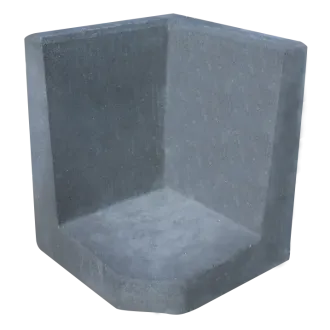 Hoek L-element 50x40x40cm Antraciet