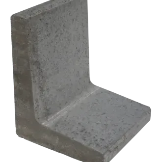 L-element 50x40x40x8cm Grijs
