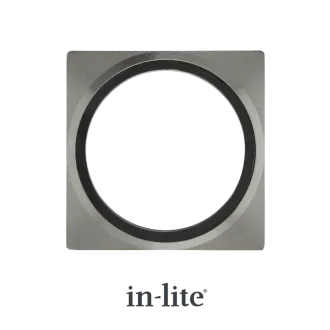 In-Lite PLATE 75 afdekplaat rvs geschikt voor Hyve - Fusion - Flux