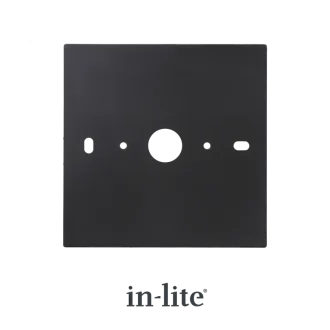 In-Lite Evo Wall Mount afdek/montageplaat voor Evo Down Wall 230V Dark