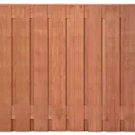 Hardhouten scherm Pelotas 180x130 cm