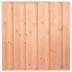 Tuinscherm Doorn Douglas 11-planks 18x200mm 180x180cm RVS Geschroefd