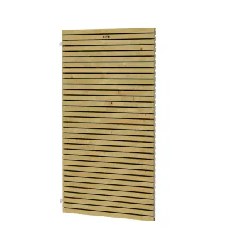 Hillhout Elan Deur Op Verstelbaar Stalen Frame Balkprofiel 180x100cm Recht Groen Geïmpregneerd