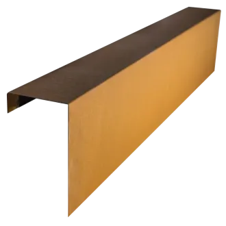 Cortenstaal Overzetstuk 1500x300x120mm t.b.v. wallblock