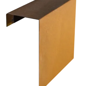 Cortenstaal Overzetstuk 500x300x120mm t.b.v. wallblock