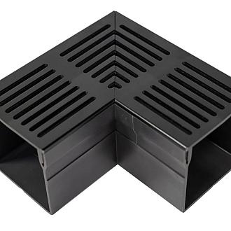 RSSD Goot Mini Hoekgoot 90 Graden 65 mm Zwart