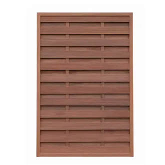 Keruing Elegant scherm 120x180cm Premium FSC100%