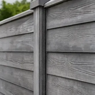 Beton-afdekkap Schie antraciet diamantkop 180cm