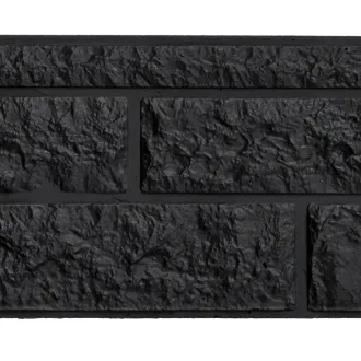 Beton-motiefplaat Reest Antraciet gecoat H36xD4,8xL180cm Rotsmotief t.b.v. Sleufpaal