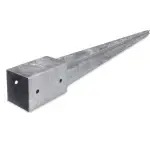 Paalpunthouder 71x750mm Verzinkt