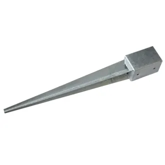 Paalpunthouder 91x750mm Verzinkt
