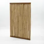 Bamboescherm licht 180x182cm - Cortenstaal