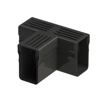 RSSD T-goot Zwart 100x6,5x10cm