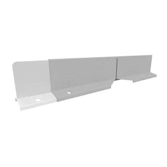 Hardline Borderrand Hoekstuk Gegalvaniseerd 15cm lengte 50cm