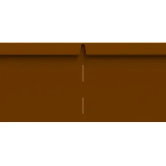Flexline Borderrand Hoekstuk Cortenstaal 15cm