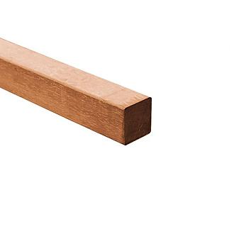 Azobé Paal Geschaafd 6,5x6,5x275cm