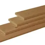 Geschaafde plank douglas 400x16x1,8 cm Groen geïmpregneerd
