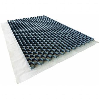 Granusolid HDPE 120x80x2,9 cm, Grey