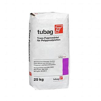 Tubag TFP Trass Voegmortel Polygonal ?15 N/mm2, grijsbeige, 25 kg zak.