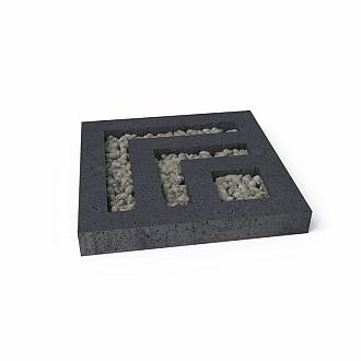Schellevis Oudhollands Grasbetontegel Leaf Antra 80x80x10